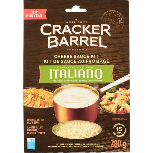 Cracker Barrel Cheese Sauce Kit Italiano 280 g