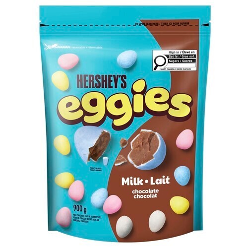 Hershey's Real Milk Chocolate Eggies Pouch 900 g