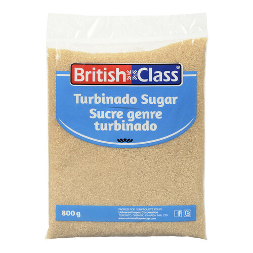 British Class Sugar Turbinado 800 g
