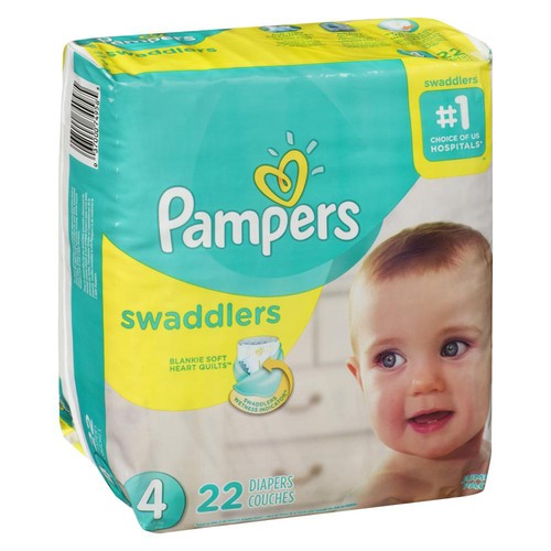 Pampers Swaddlers Active Baby Diapers Size 4 22 Count