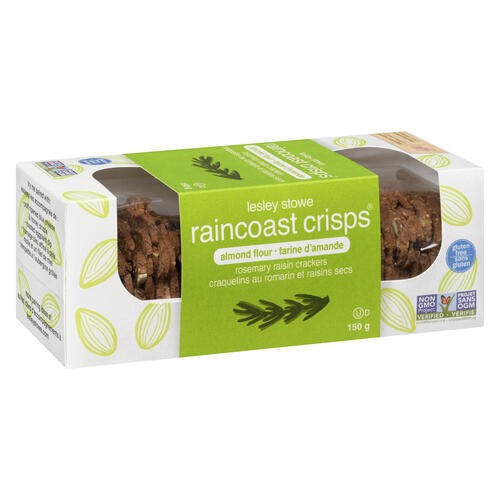 Lesley Stowe Raincoast Crisps Rosemary Raisin 150 g