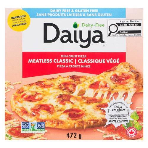 Daiya Frozen Gluten-Free Vegan Meatless Pepperoni Pizza 472 g