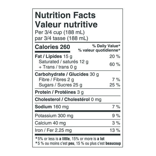 So Delicious Dairy-Free Cashew-Based Frozen Dessert Creamy Chocolate 500 ml