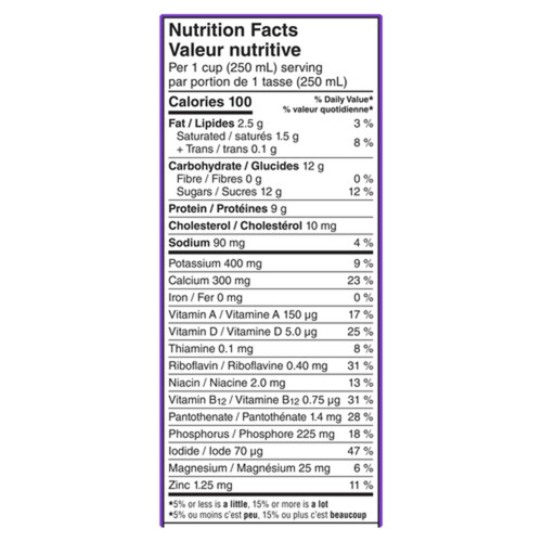 Lactantia PūrFiltre Milk 1% Partly Skimmed 2 L