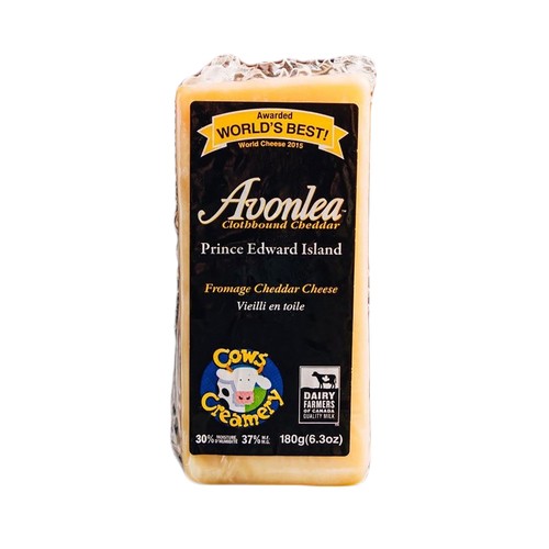Cows Creamery Avonlea Clothbound Cheese Cheddar 180 g