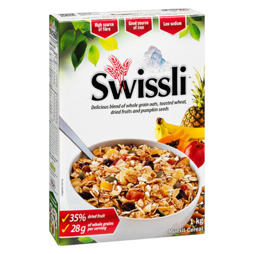 Swissli Cereal Muesli wit 35% Dry Fruits Value Size 1 kg