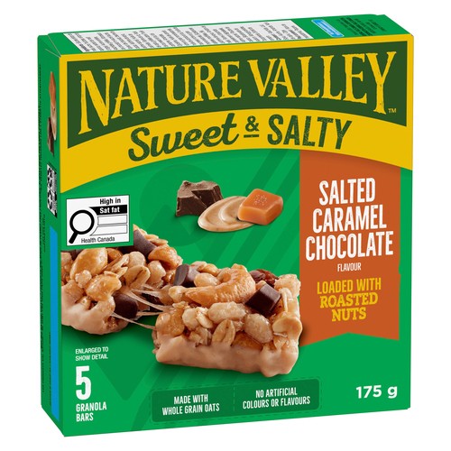 Nature Valley Sweet & Salty Granola Bars Salted Caramel Chocolate 5 Pack 175 g