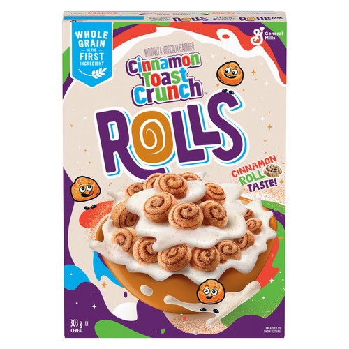 Cinnamon Toast Crunch Rolls Breakfast Cereal Whole Grains 303 g