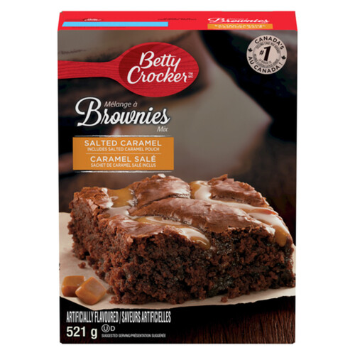 Betty Crocker Brownies Mix Salted Caramel 521 g