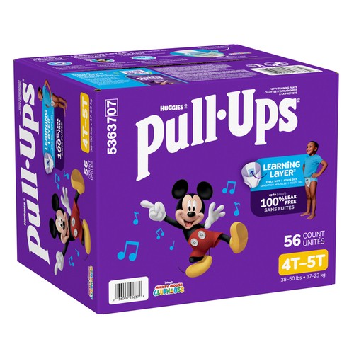 Huggies Pull-Ups Boys Potty Training Pants 4T-5T 56 Count
