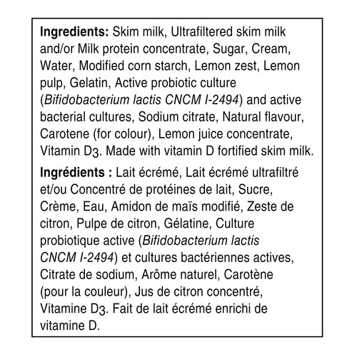 Activia Yogurt With Probiotics Lemon Flavour 650 g