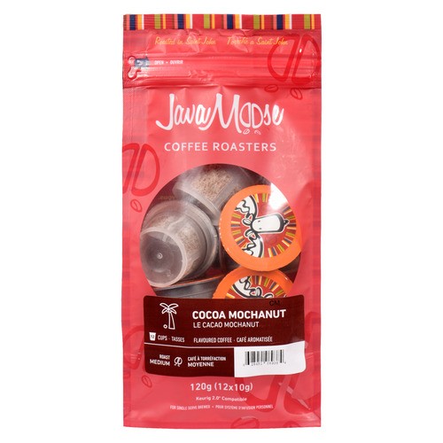 Java Moose Cocoa Mochanut 12 Coffee Pods 120 g