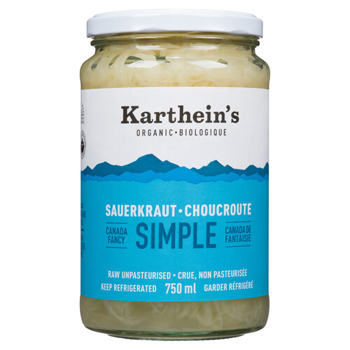 Karthein's Organic Sauerkraut 750 ml
