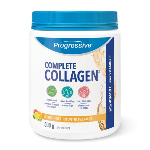 Progressive Complete Collagen Supplement Citrus Twist 500 g