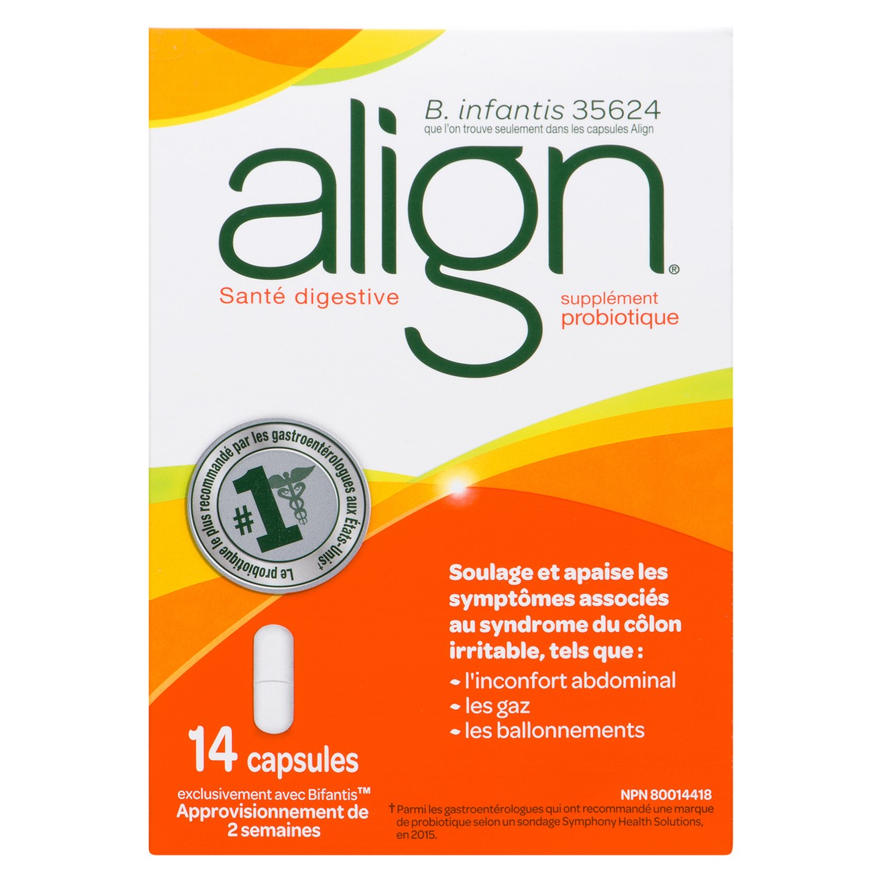 Align Digestive Care Probiotic Supplement 14 Capsules - Voilà Online ...