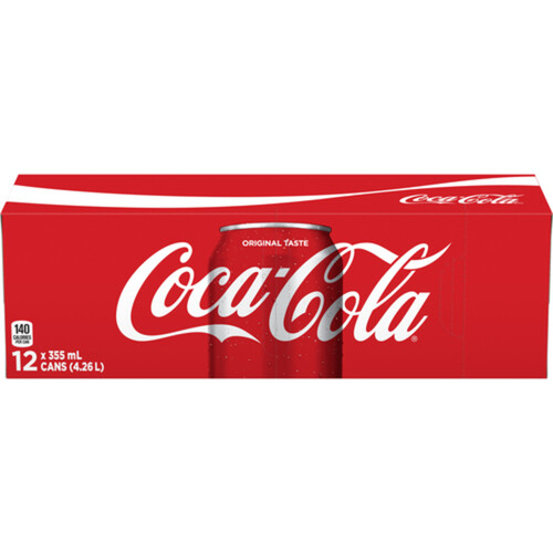 Coca-Cola Soft Drink Original 12 x 355 ml (cans)