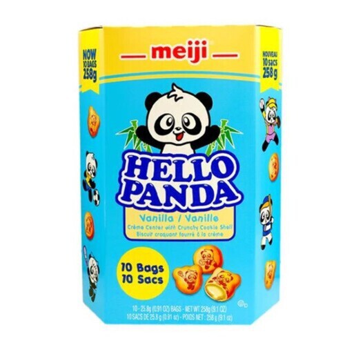 Meiji Hello Panda Cookies Vanilla 258 g