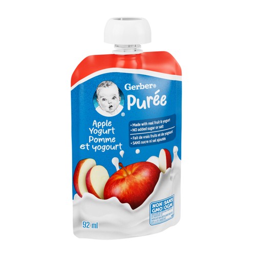 Gerber Yogurt Purée For Babies Apple Pouch 99 g