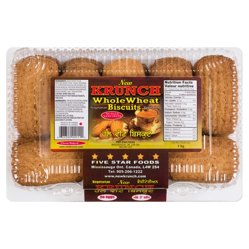 New Krunch Biscuits Whole Wheat 1 kg