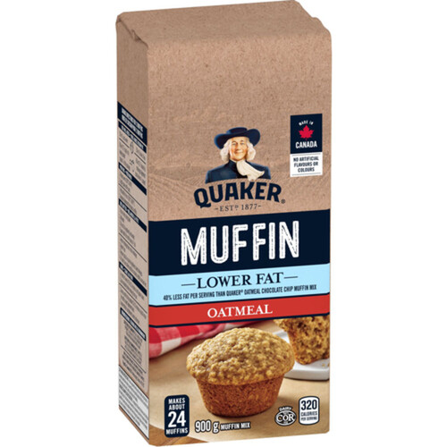 Quaker Lower Fat Muffin Mix Oatmeal 900 g