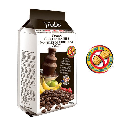 Freddo Peanut Free Dark Chocolate Chips 720 g