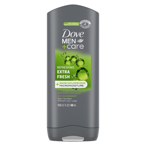 Dove Refreshing Extra Fresh Body And Face Wash 400 ml