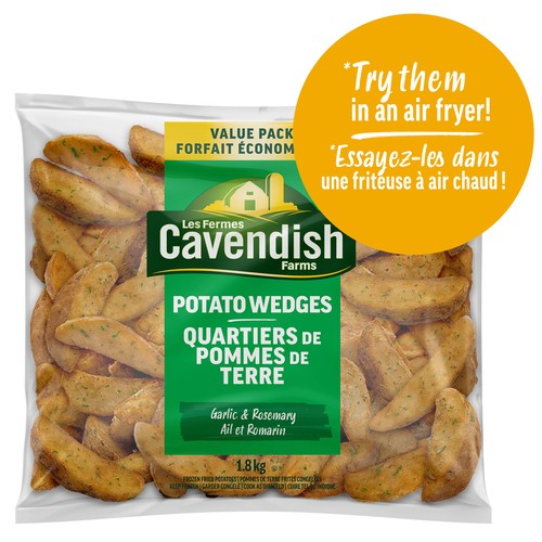 Cavendish Farms Wedges Garlic & Rosemary Value Pack 1.8 kg