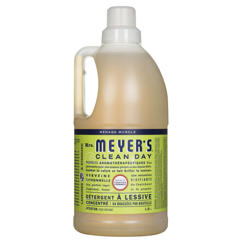 Mrs. Meyer's Clean Day Liquid Concentrated Laundry Soap Lemon Verbina 1.8 L