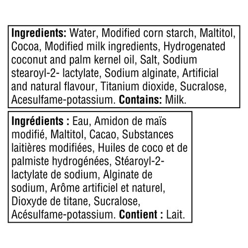 Jell-O Sugar-Free Pudding Snacks Chocolate 424 g