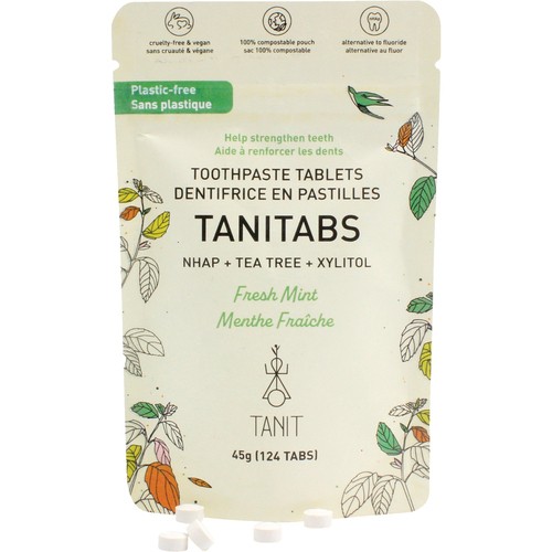 Tanit Toothpaste Tablets Refill Fresh Mint 45 g
