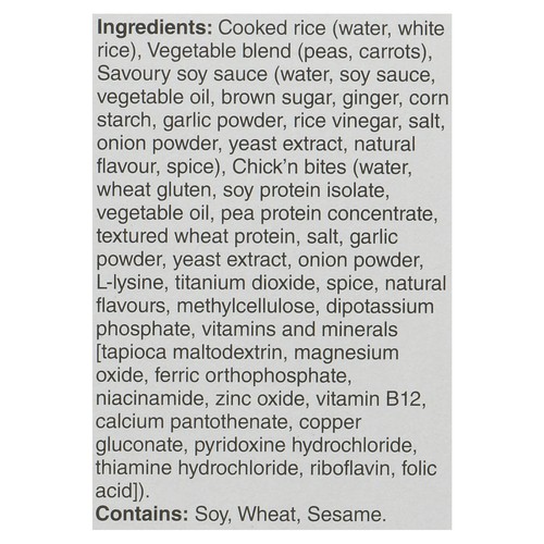 Gardein Plant Based Frozen Single Serve Meal Chick'n Fried Rice 255 g