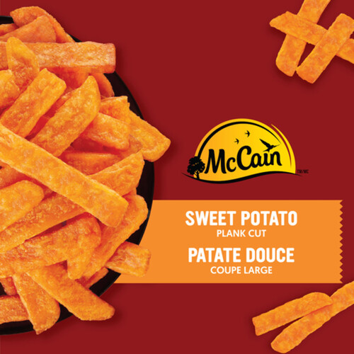 McCain Superfries Fries Plank Cut Sweet Potato 454 g