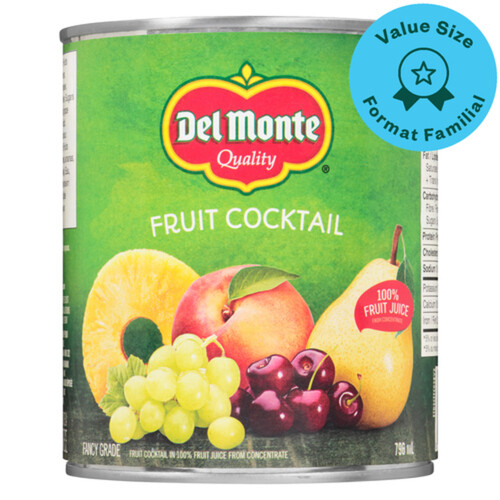 Del Monte Fruit Cocktail In Fruit Juice From Concentrate 796 ml