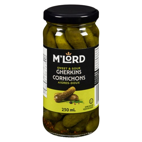 Mlord Sweet & Sour Gherkins 250 ml