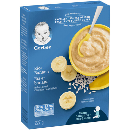 Gerber Baby Cereal Rice & Banana 227 g