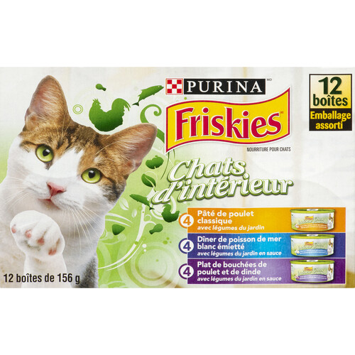 Voila Online Grocery Delivery Purina Friskies Indoor Cat Food Variety Pack 12 X 156 G