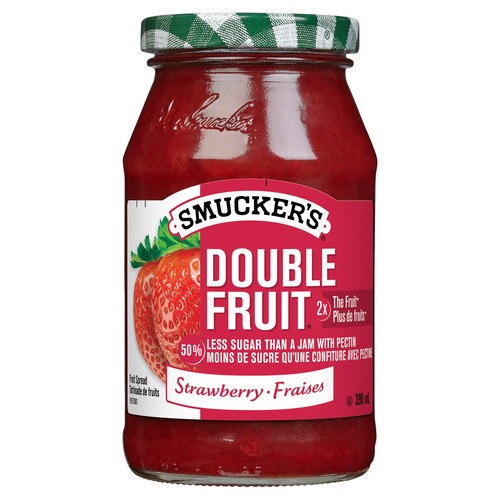 Smucker's Jam Double Fruit Strawberry 390 ml