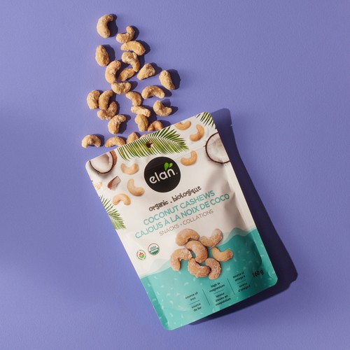 Elan Organic Coconut Cashews 160 g
