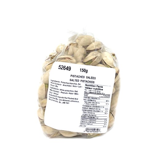 Les Aliments Johnvince Pistachios Salted 150 g