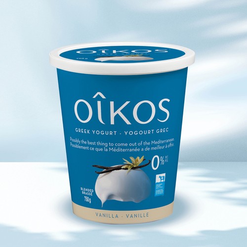 Oikos Fat-Free 0% Greek Yogurt Vanilla 750 g