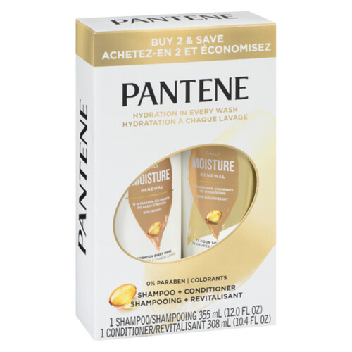 Pantene Moisture Shampoo & Conditioner 2 Pack