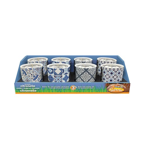 Sierra Ceramic Candles Citronella Pack