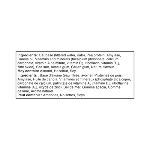 Enjoy! Plant Based Beverage Oat Original Unsweetened 1.75 L