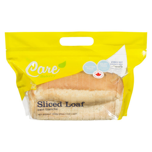 Care Bakery White Gluten-Free Loaf 600 g (frozen)