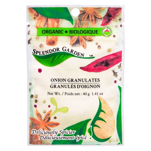 Splendor Garden Organic Onion Granulates 40 g