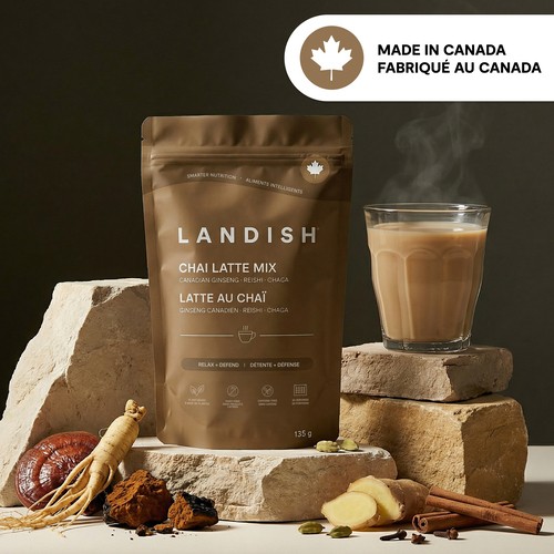 Landish Latte Mix Reishi Chaga Chai 135 g