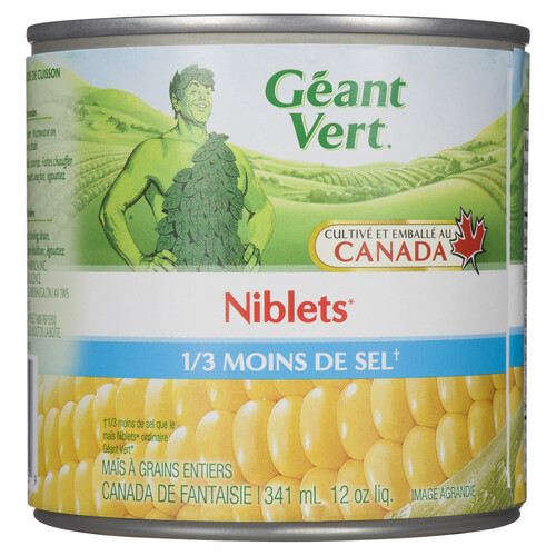 Green Giant Corn Niblets 1/3 Less Salt 341 ml Voilà Online Groceries