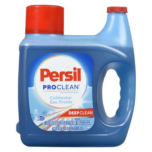 Persil Proclean Liquid Laundry Detergent Coldwater 96 Loads 4.43 L