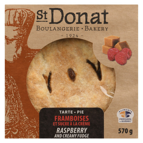 Boulangerie St-Donat Frozen Pie Raspberry Creamy Fudge 570 g