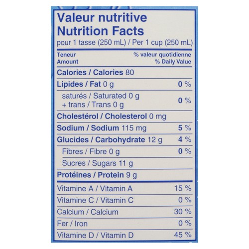 Québon Milk 0% Skimmed 2 L 
